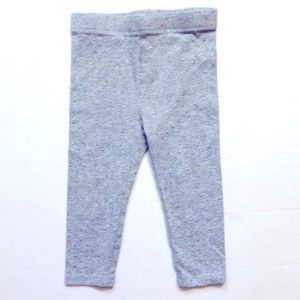 Joe Fresh Grey/Silver Dot Leggings, Size 18-24M